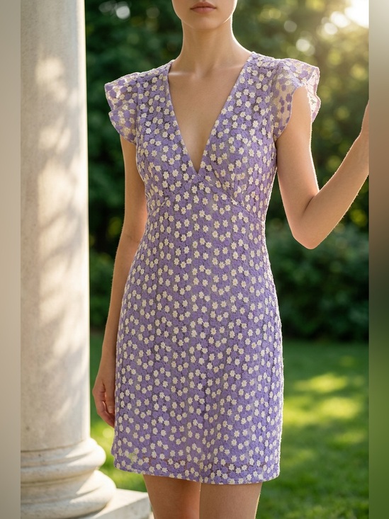 Michael Kors Dresses & Skirts - COPY - MK Floral Mauve Dress
